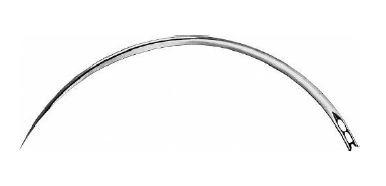 ШОВНА ГОЛКА №B1 КОЛЮЧА 80 mm, Ø 1,40 mm